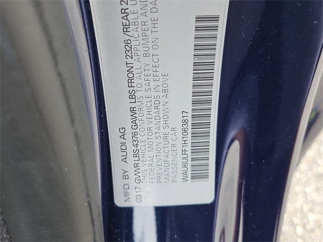 2017 Audi A3 2.0T Premium FrontTrak