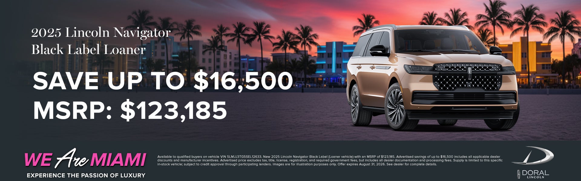 Save up to $16,500 on 2025 Lincoln Navigator Black Label