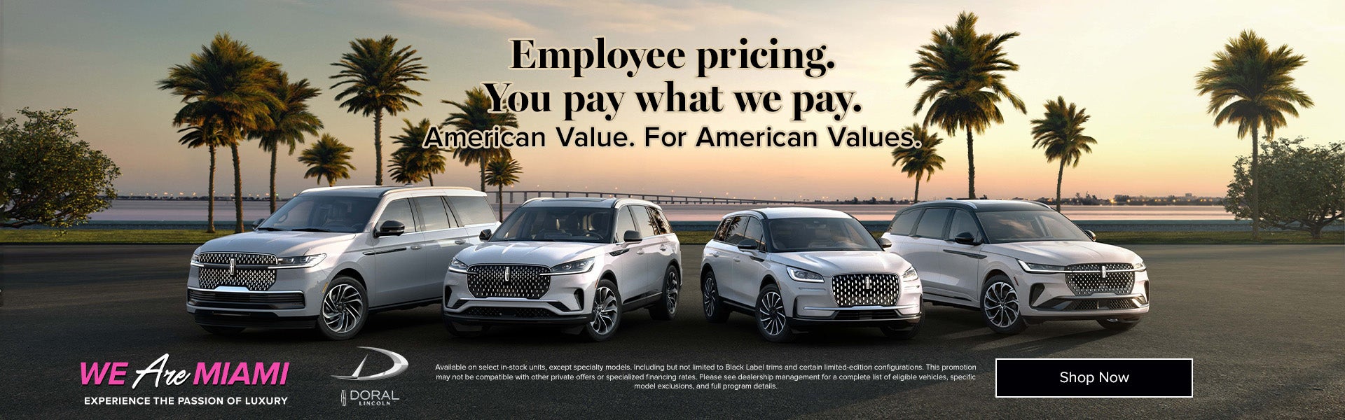 Employee Pricing
