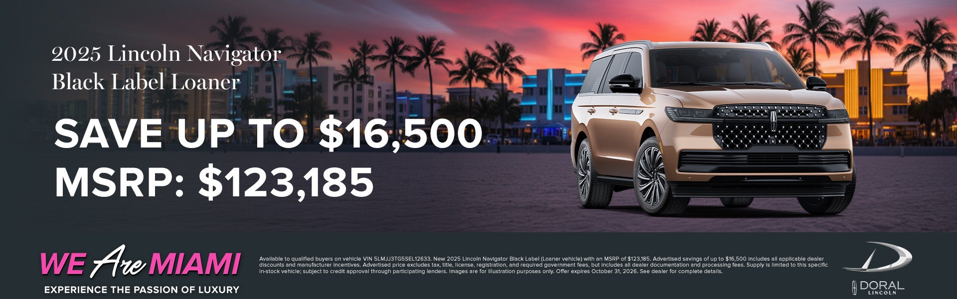 Save up to $16,500 on 2025 Lincoln Navigator Black Label