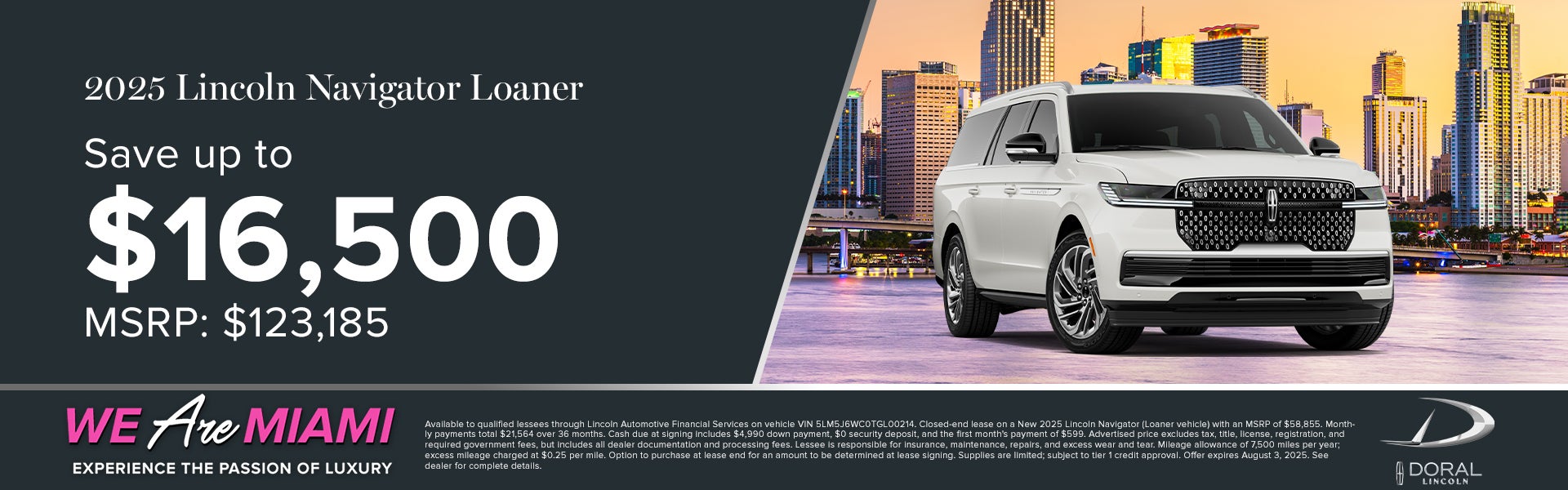 Save up to $16,500 on 2025 Lincoln Navigator Loaner 