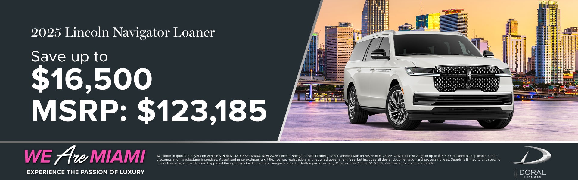 Save up to $16,500 on 2025 Lincoln Navigator Black Label